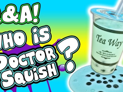 Q&A with Doctor Squish! Bubble Tea Slime Homemade Boba Slime!