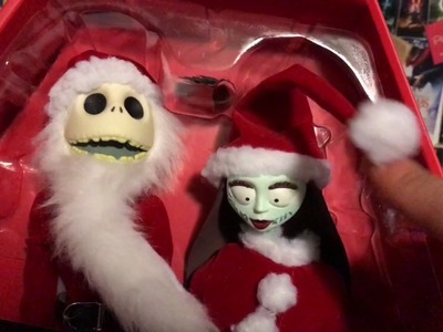 Santa Jack & Sally (The Nightmare Before Christmas) Figure Unboxing