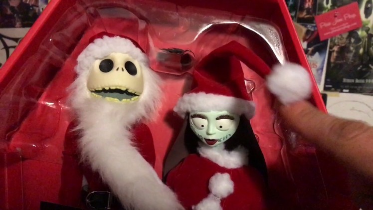 Santa Jack & Sally (The Nightmare Before Christmas) Figure Unboxing