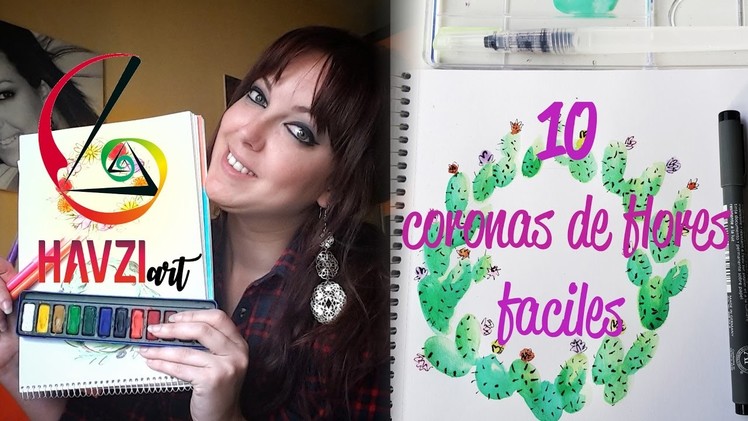 VIDEO TUTORIAL - DIY 10 Coronas de flores #1 [ESP]