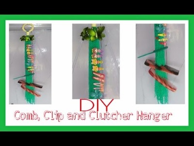 Wastage Macrame Comb, Clip Hanger.Easy Making Method.