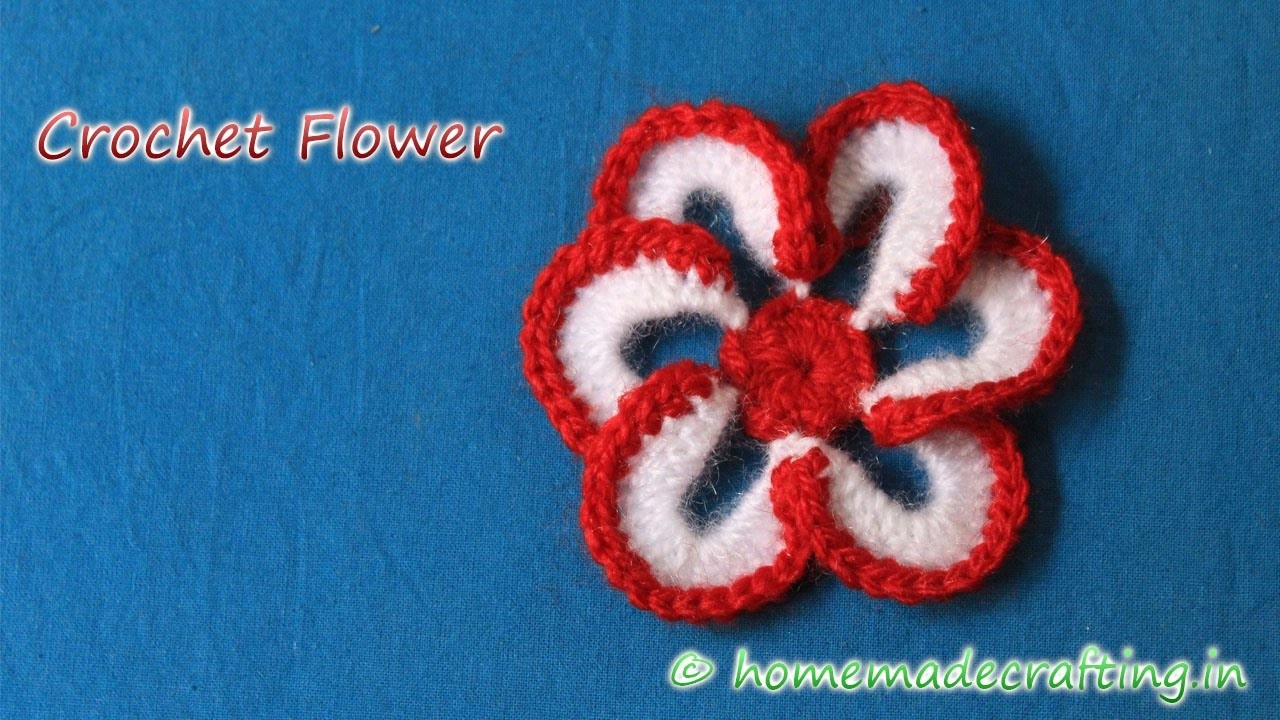 [1] How to Crochet Flower । Crochet Flower Pattern - By Arti Singh