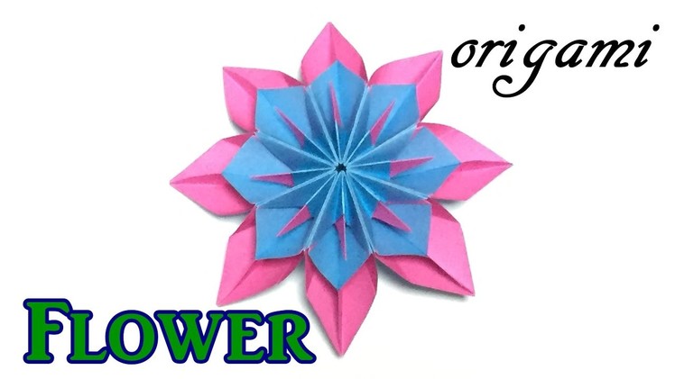 Amazing paper flower | Origami modular flower tutorial easy but cool for beginners