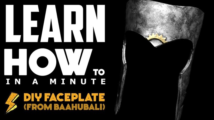 Baahubali Faceplate: Learn How To In A Minute