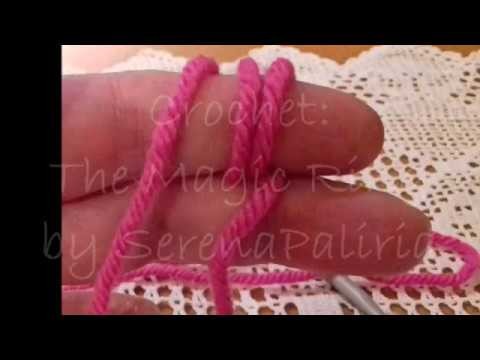 Crochet MAGIC RING: How to make a MAGIC RING (School of Crochet)