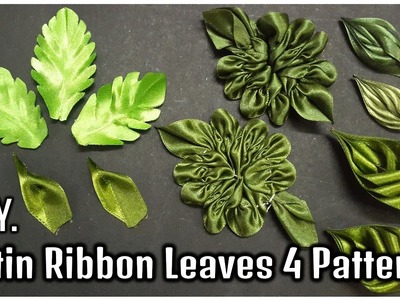 D.I.Y. Satin Ribbon Leaves | 4 Patterns | MyInDulzens