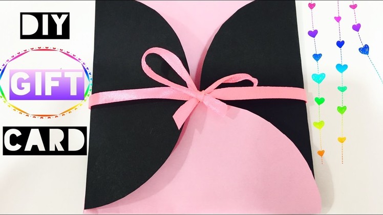 DIY GIFT CARD I EASY HANDMADE BIRTHDAY CARD I The Quirk & Chirpy