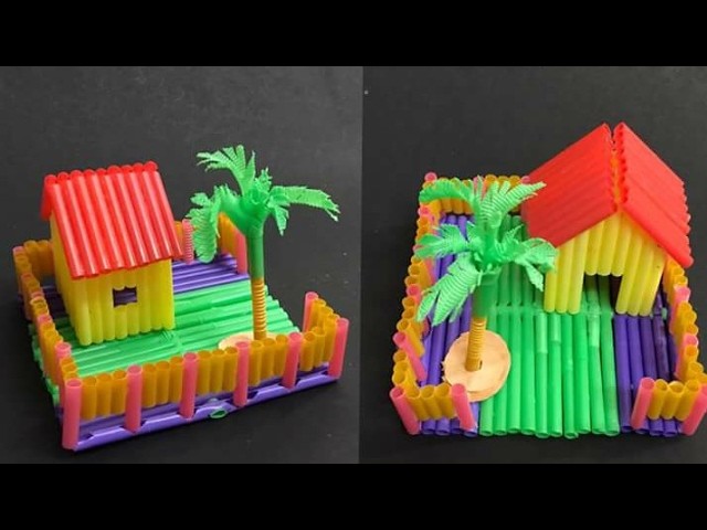 Diy Miniature Doll House: Straw House: Paper House
