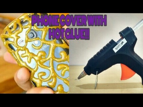 DIY PHONE CASE - Glue gun life hacks - glue gun crafts - hot glue gun phone case