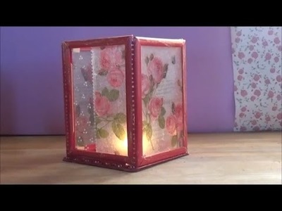 DIY photo frame lantern (lantern 2).Φανάρι από κορνίζες (φαναράκι 2)
