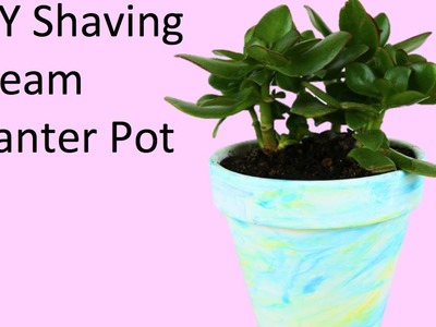 DIY Shaving Cream Planter Pot