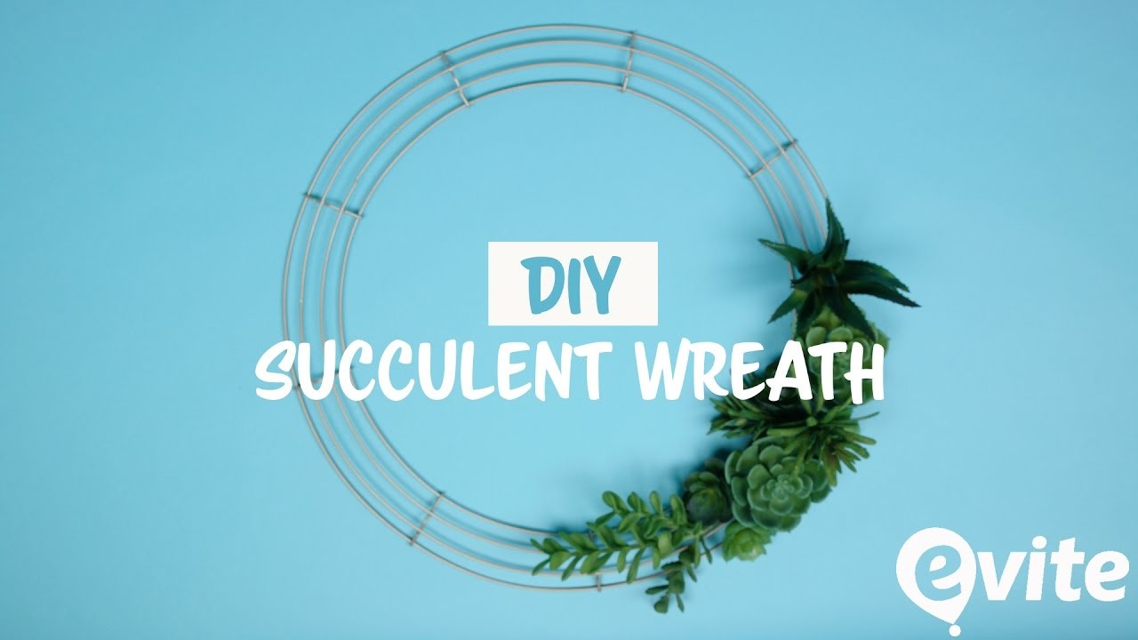DIY Succulent Wreath | Home Decor Idea For Summer 2017 ????