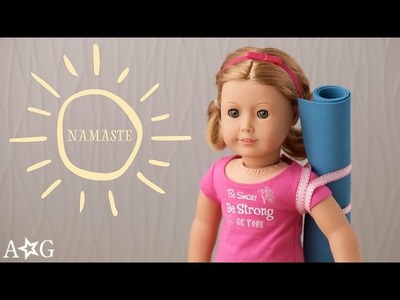 Doll Yoga Mat DIY | OMaG | American Girl