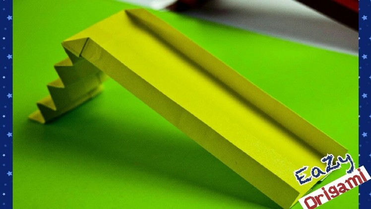 Easiest way to make origami playground slide || How to make a paper playground slide