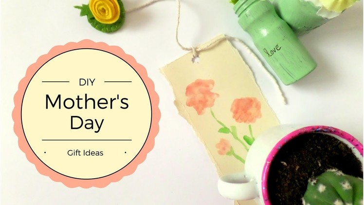 Easy Mother's Day Gift Ideas DIY inexpensive  | Flower Themed Crafts and Gifts| by Fluffy Hedgehog