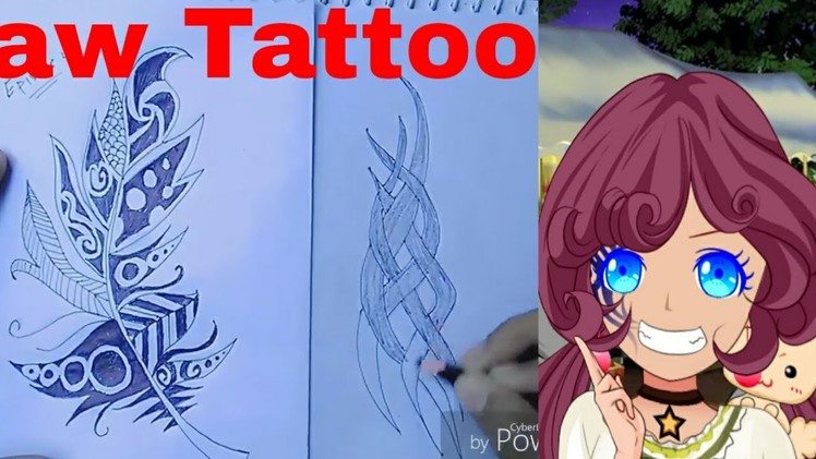 Easy Tattoos to Draw on Yourself For Girls Drawing pen | How To Cool design On paper Easy