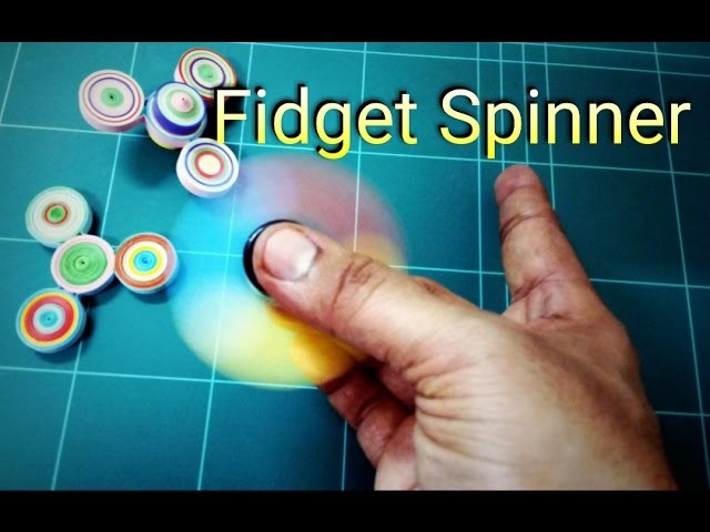 Fidget Spinner. How to make a quilling fidget spinner