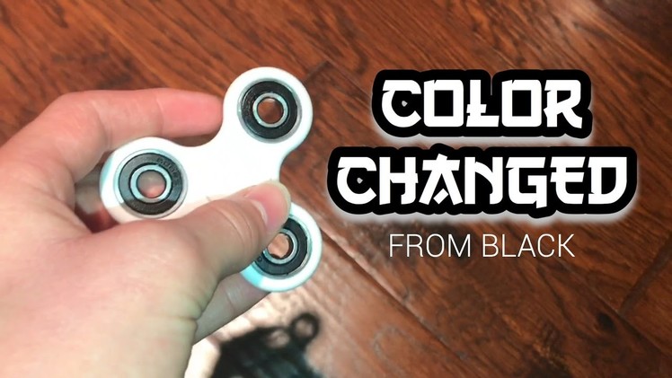 FIDGET SPINNER MAGIC TRICK (How to Change the Color of Your Fidget Spinner Using Only Your Hands!)