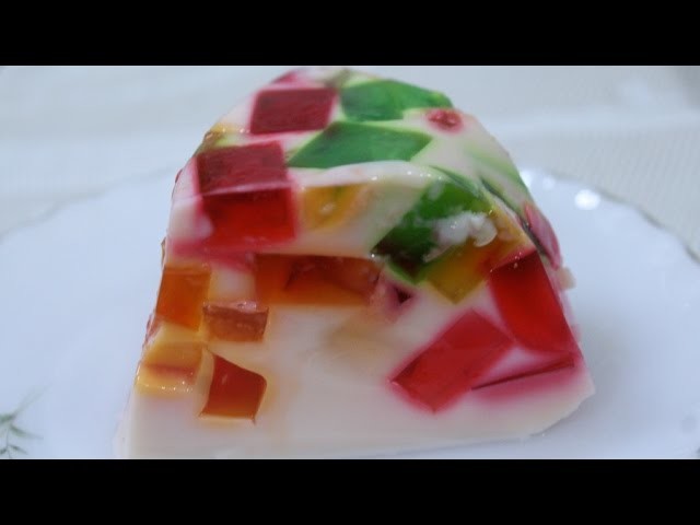 Glass Jello Desert. how to make easy and yummy jello desert