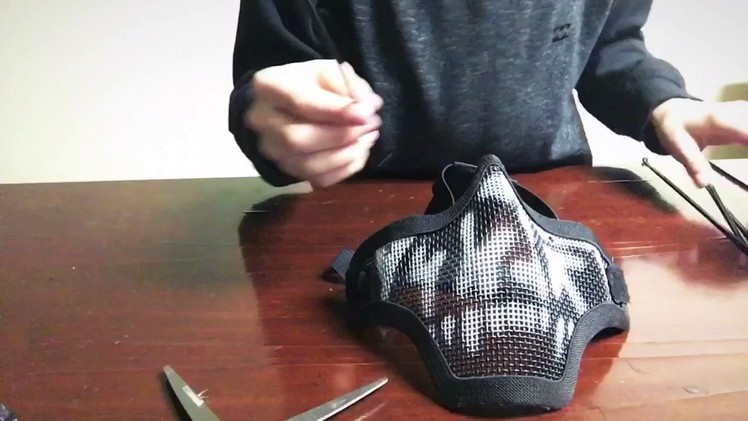 How To Connect Your Airsoft Face Setup! (Helmet, Goggles, Mesh mask)