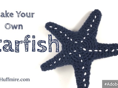 How to Crochet a Sea Star Fish Amigurumi - Easy Step by Step Tutorial
