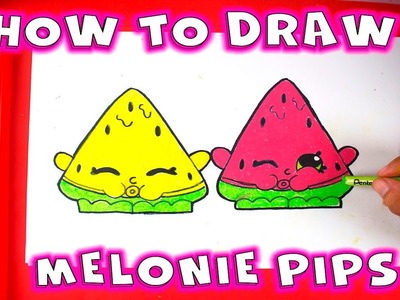How to Draw Shopkins - Melonie Pips