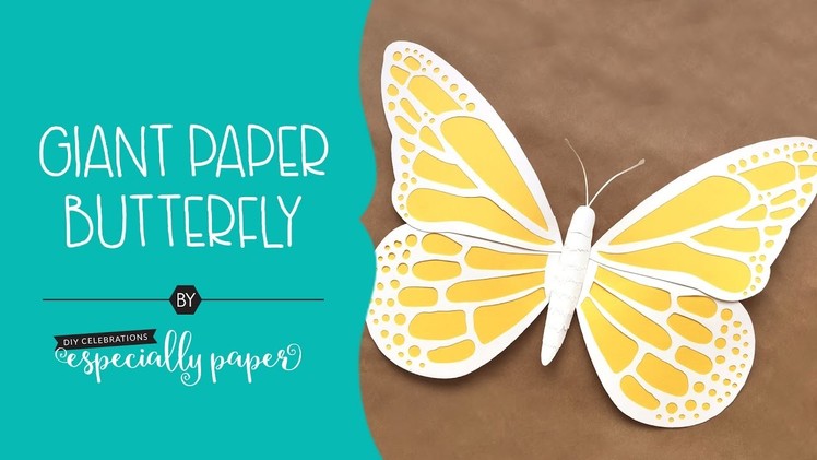 How to Make a Giant Paper Butterfly