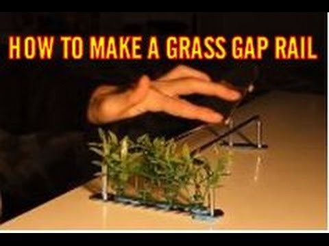 How To Make a Grass Gap Rail (EASY FINGERBOARD DIY)