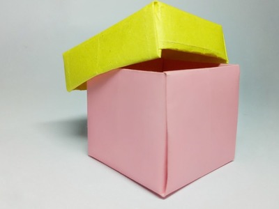 How to Make a Paper Box - Paper Box - Easy Origami Paper Box That Opens and Closes