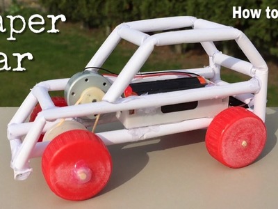How to Make a Paper Car - Electric Powered Car - Easy to Build - Tutorial