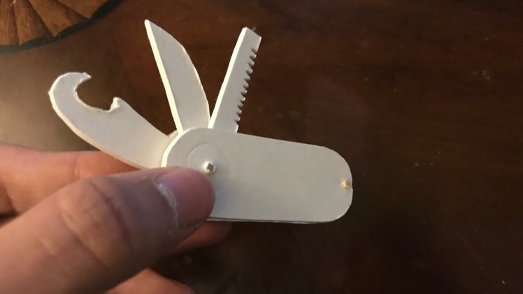 How To Make A Paper Swiss Army Knife