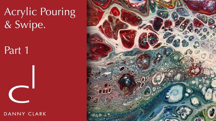 How to make an Acrylic Pouring Painting with Cells - Part 1 (EP20)