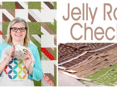 How to Make an Easy Jelly Roll Quilt: Jelly Roll Check - Shortcut Quilt