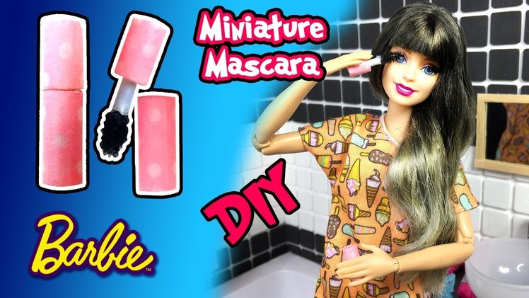 How to Make Barbie Doll Makeup - Mascara - DIY Easy Doll Crafts - Making Kids Toys