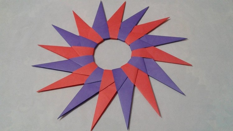 How to Make Corona NINJA STAR with paper at home