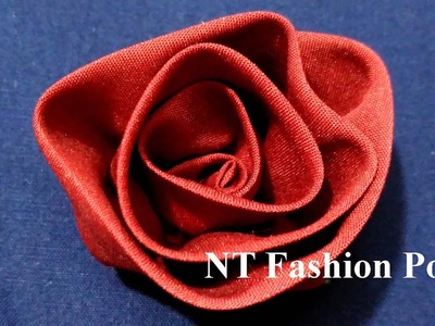 HOW TO MAKE FABRIC FLOWERS ROSES
