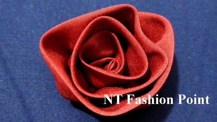 HOW TO MAKE FABRIC FLOWERS ROSES