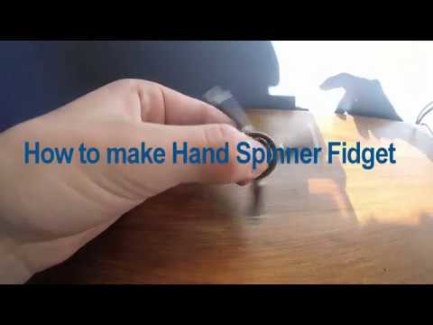 HOW TO MAKE HAND SPINNER !!!