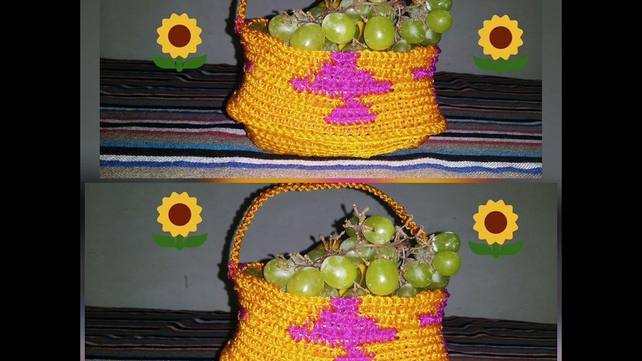 How to make macrame basket.at home very simple design