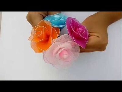 How To Make Nylon Flower