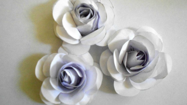 How to make paper Rose.Kako napraviti ruzu od papira