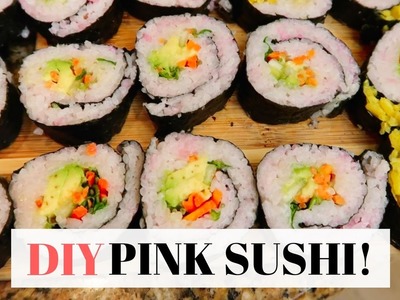How To Make Pink Sushi Rice WITHOUT BEETS!