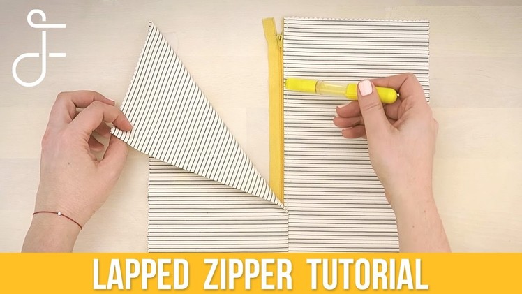How to Sew a Lapped Zipper!
