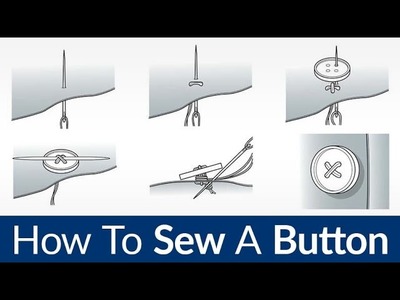 How To Sew On A Button | Quick & Easy Sewing By Hand