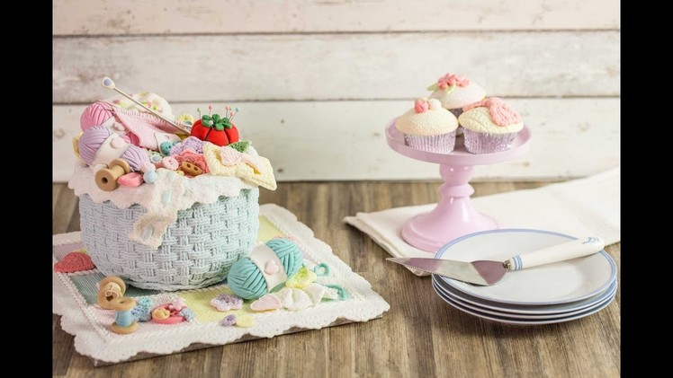 Karen Davies Sugarcraft Cake Decorating Moulds - Rustic Basket Weave - How To - Tutorial