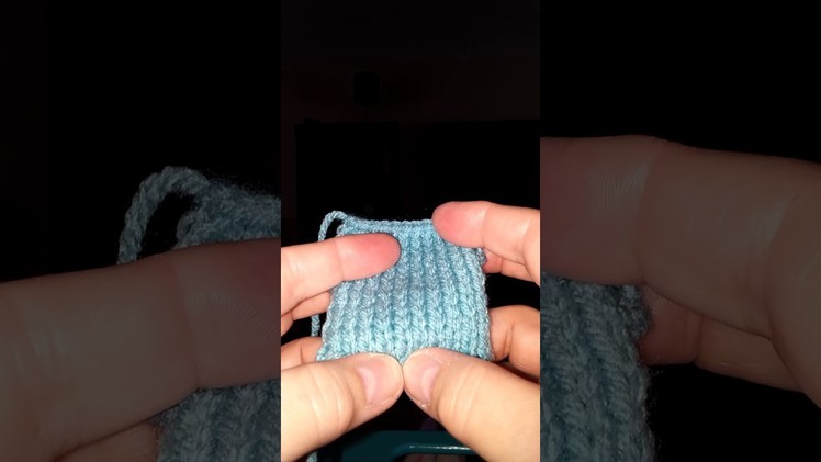 Knitting for Mel fixing curling of stockinett fabric