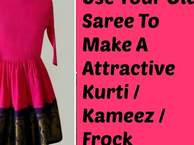 Old Saree into a Gown. Annarkali  (DIY)