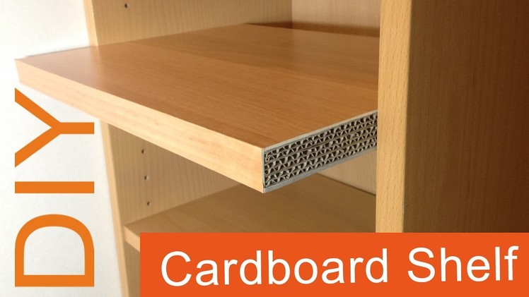 2. DIY How to make a Cardboard Shelf (2nd way)