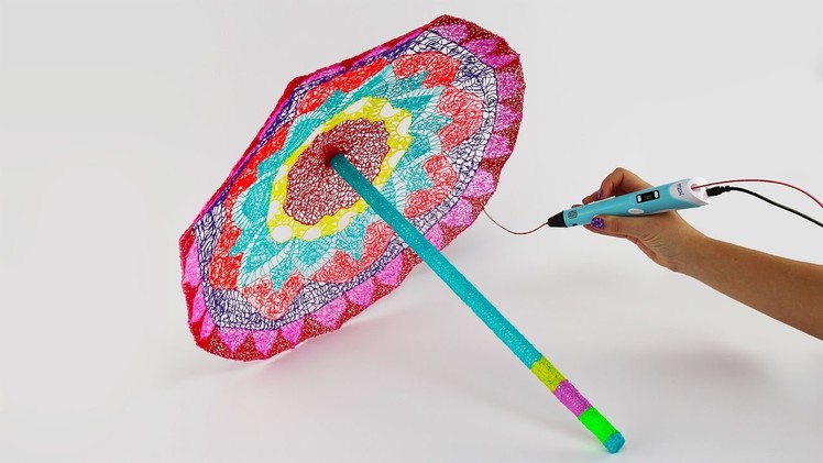 3D Pen Creations | Rainbow Umbrella DIY | 3D Pen Art