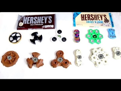6 DIY Chocolate Fidget Spinners ~ How to Make an Edible EDC Hand Spinner Tutorial